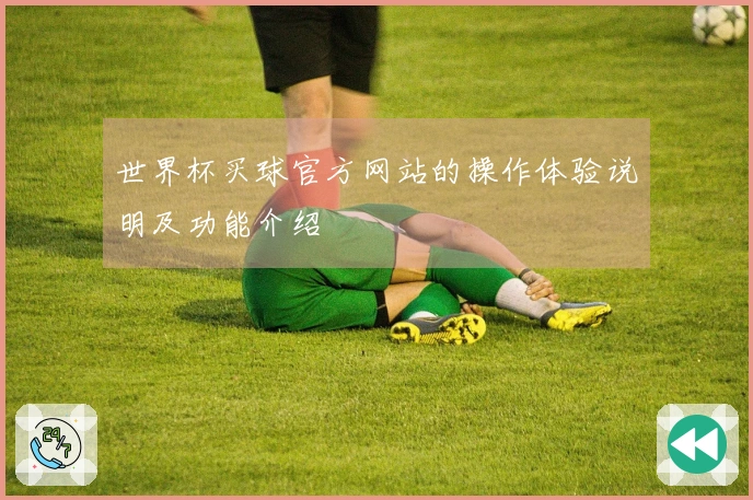 世界杯买球官方网站的操作体验说明及功能介绍